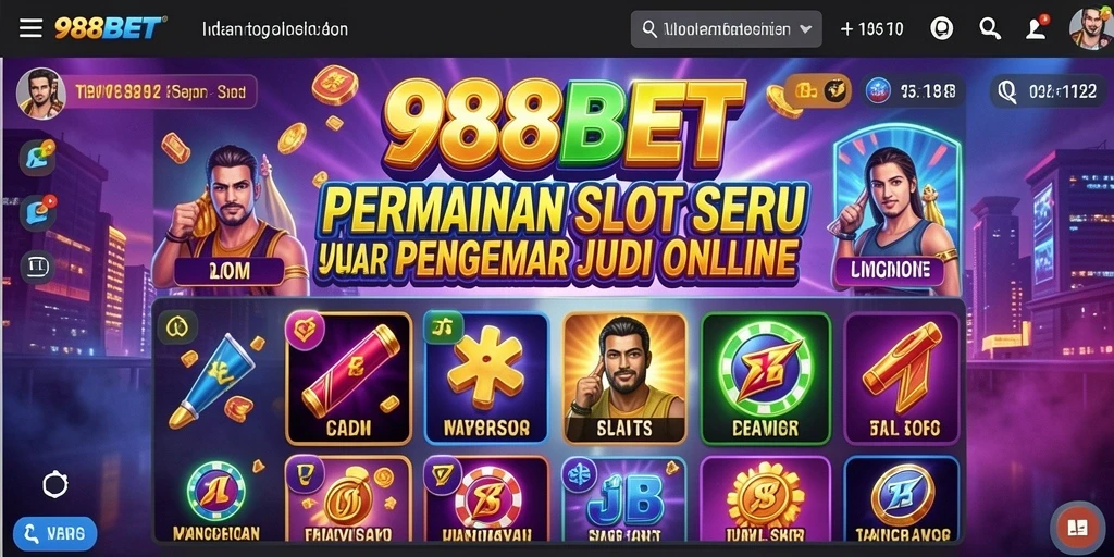 Gameplay menarik dari 988BET yang menampilkan mesin Slot.