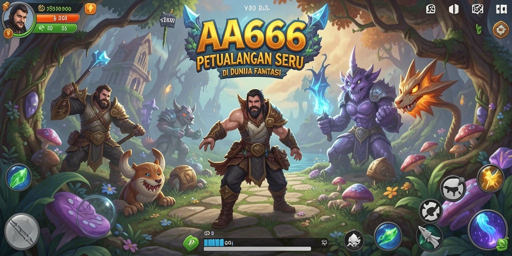 Tampilan gameplay seru dalam petualangan menegangkan AA666.