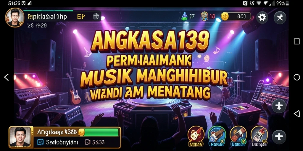 Tampilan gameplay <strong>ANGKASA138</strong> yang dinamis dan penuh warna.