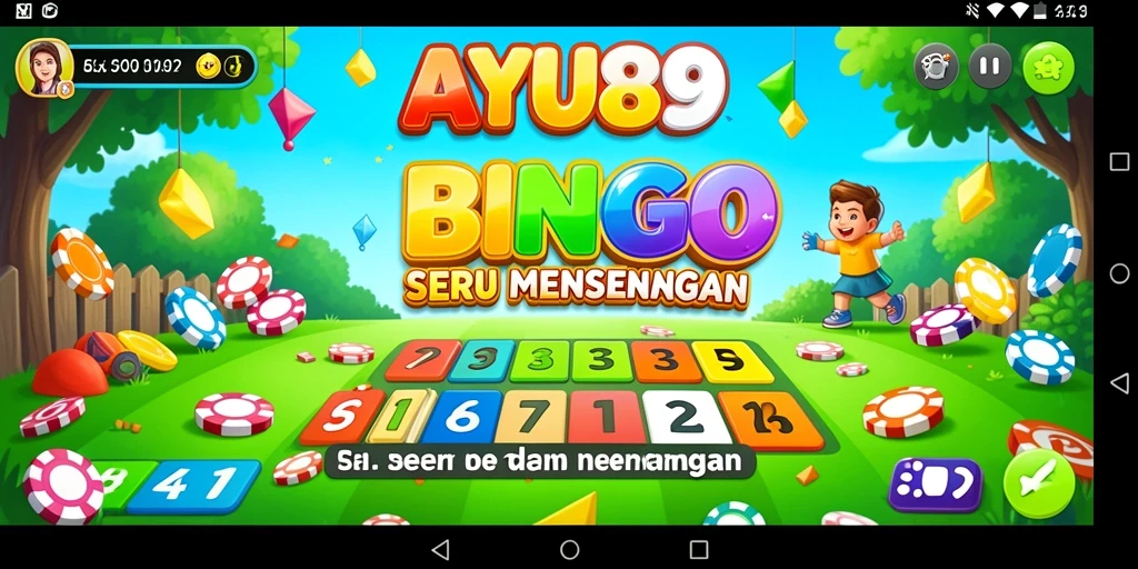 Tampilan grafis menarik dari gameplay Bingo AYU89.