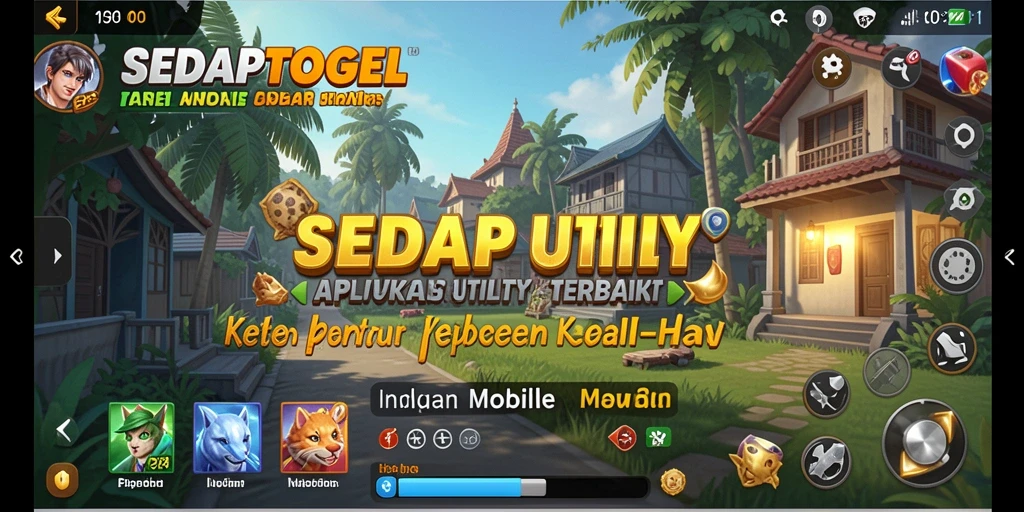 Tampilan antarmuka SEDAPTOGEL yang sederhana dan fungsional.