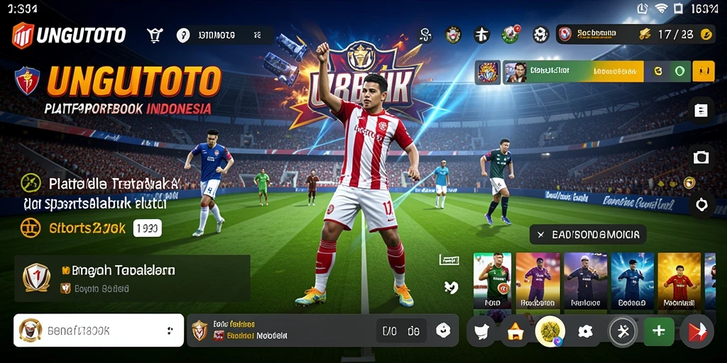 Tampilan gameplay menarik dari UNGUTOTO untuk Sportsbook.